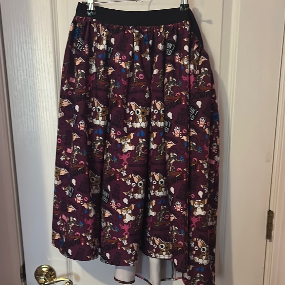Unique Vintage X Gremlins Patterned Skirt - Multicolor